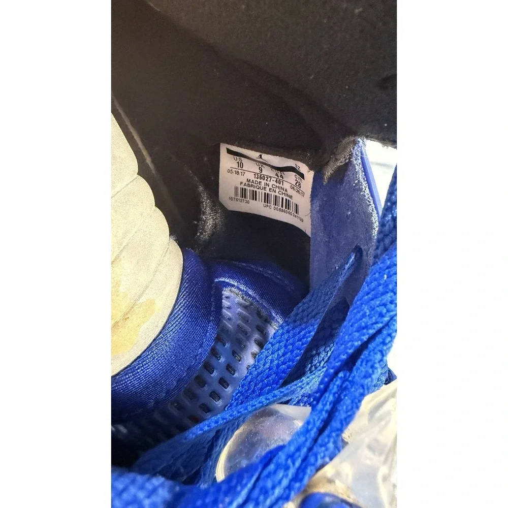Air Jordan 5 Retro‎ Blue Suede 136027-401 Men's Size 10